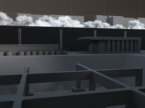 Construction site Modèle 3D