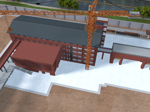 Construction site 3Dモデル
