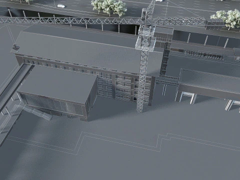 Construction site 3D Model