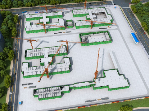 Construction site 3D Model