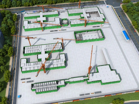 工地 3D 模型