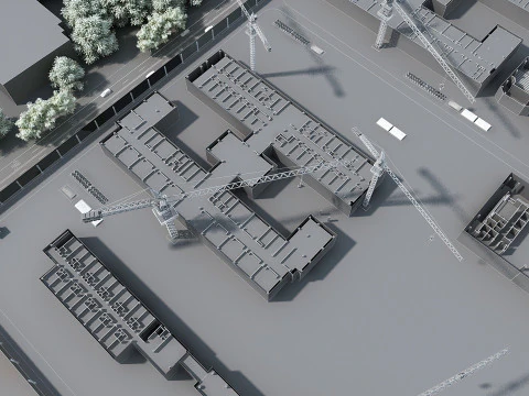 Construction site 3D Model