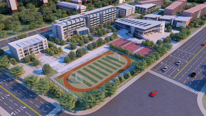 School 3Dモデル .c4d .max .obj .3ds .fbx .stl .blend 
