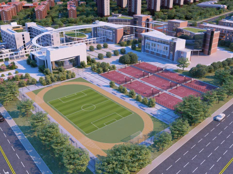 School 3D Model
