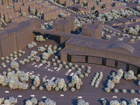 Nosocomium 3D-Modell