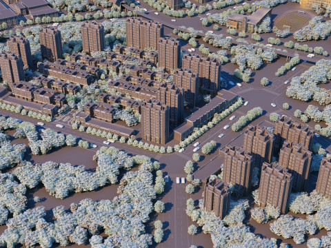 Old peoples home 3Dモデル