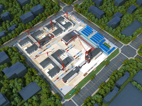 Construction site 3Dモデル