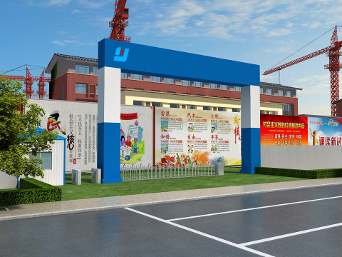 Construction site 3Dモデル