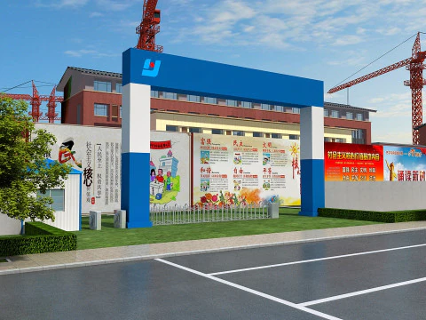 Construction site 3D Model