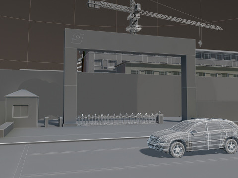 Construction site 3Dモデル