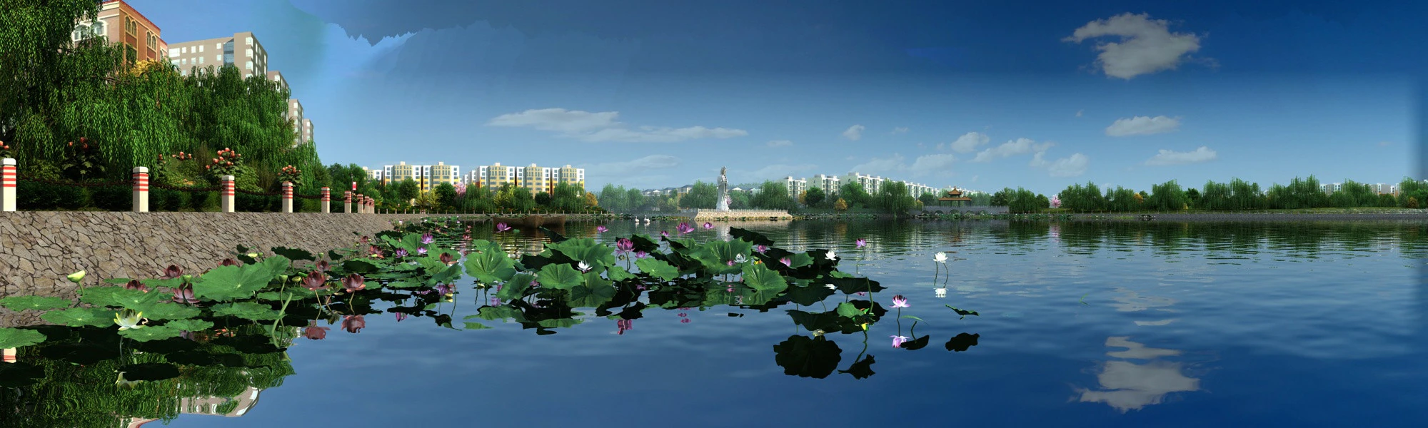 Park 3D Model .c4d .max .obj .3ds .fbx .stl .blend 