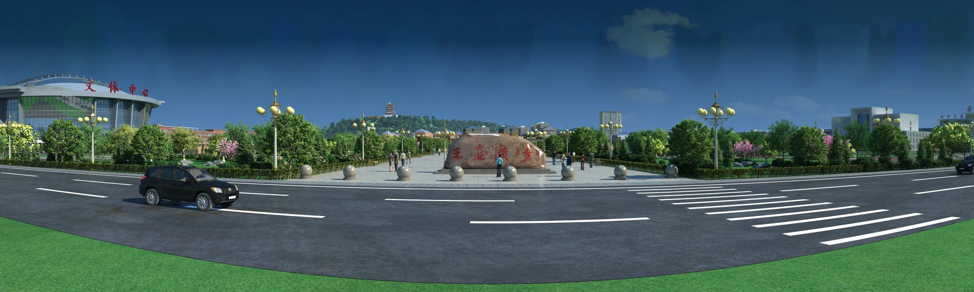 Urban architecture 3D Model .c4d .max .obj .3ds .fbx .stl .blend 