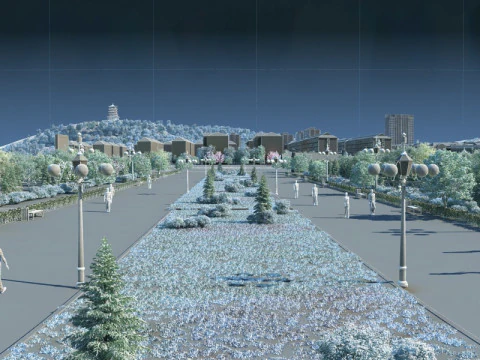 Urban architecture 3D Model