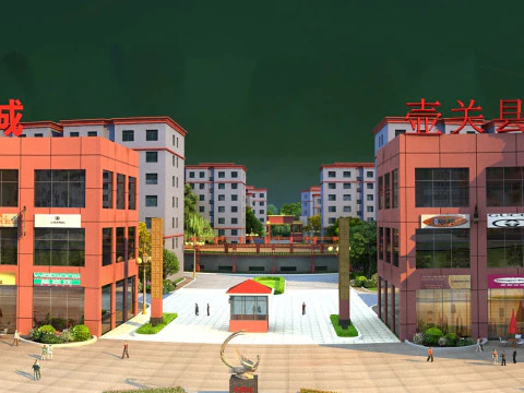 Urban architecture 3D Model