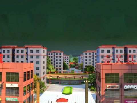 Urban architecture 3D Model