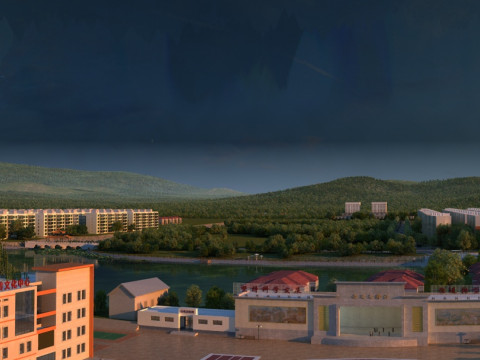 School playground 3D Model