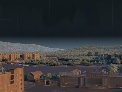 School playground 3D Model
