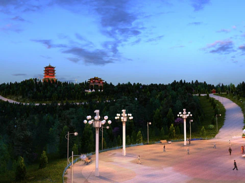 Urban park 3D Model