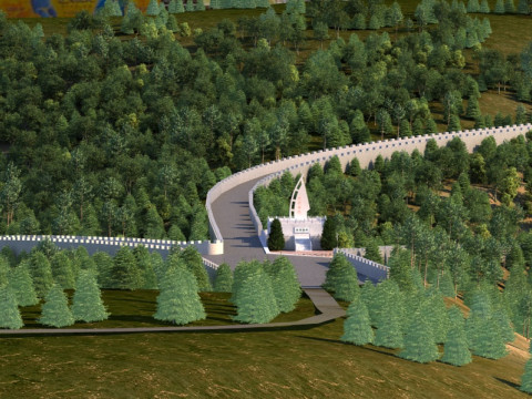 도시 공원 3D 모델