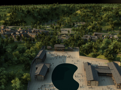 Ancient building Modello 3D