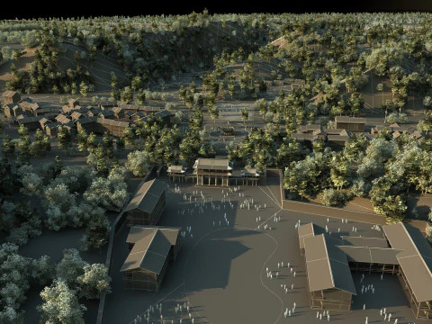 Ancient building 3D Model