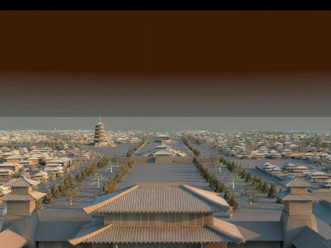Ancient building 3D Model