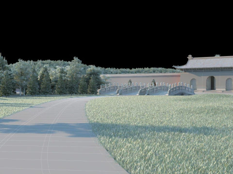 Ancient building 3D Model