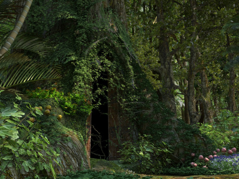 Tree house 3D Модель
