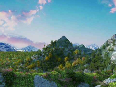 Mountain 3D Model