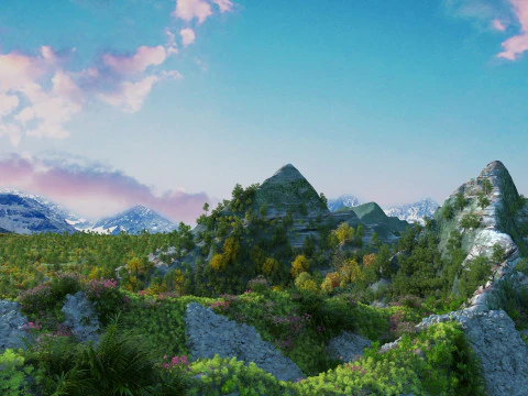 Mountain 3D Model