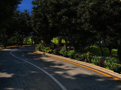 Highway 3D Model