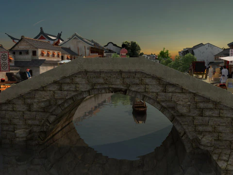 Ancient town 3D Model