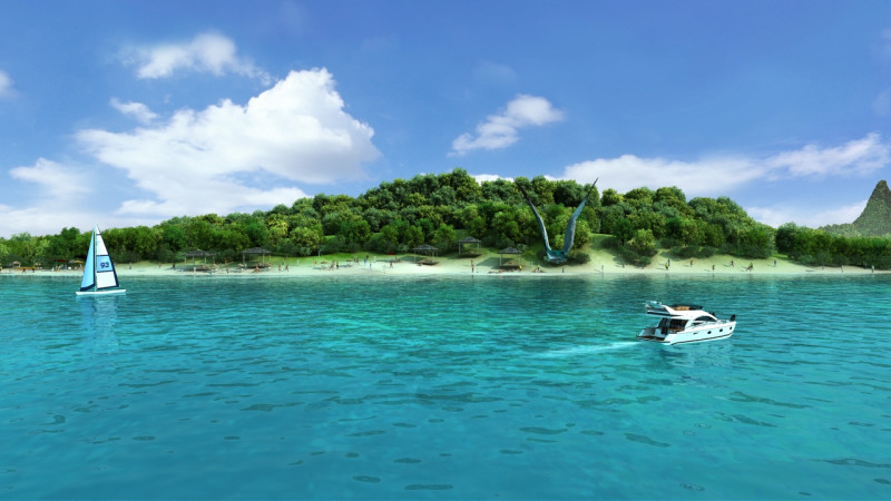 Island 3D Модель .c4d .max .obj .3ds .fbx .stl .blend 