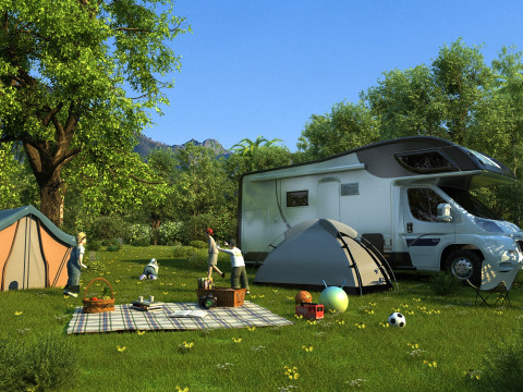 Camping 3D Model