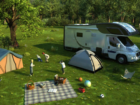 Camping 3D Model