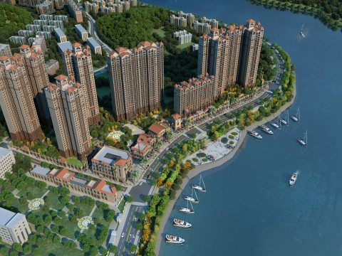 Seaside 3D 模型