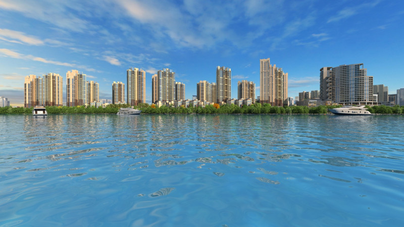 The surface of the river Model 3D .c4d .max .obj .3ds .fbx .stl .blend