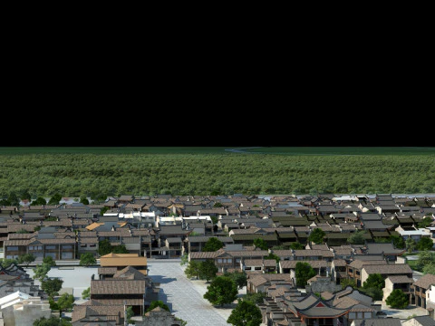 Ancient town 3D Model