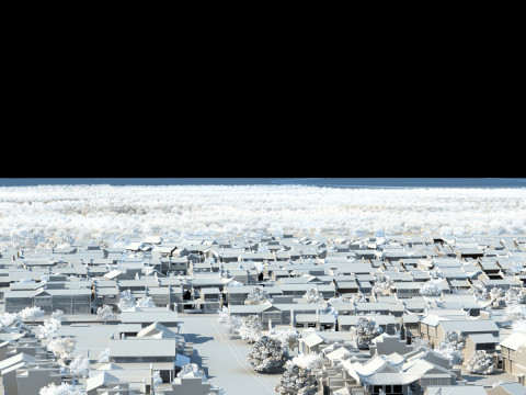 Ancient town Model 3D