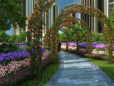 Pergola 3D 모델