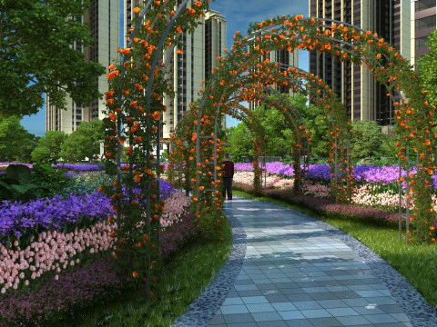 Pergola 3D Model