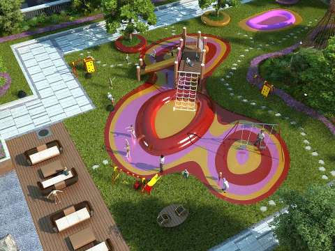 Childrens activity area 3D Model