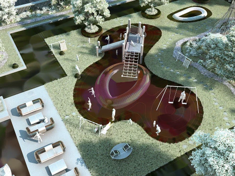 Childrens activity area 3D Model