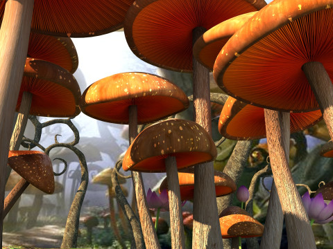 Sewant mushrooms Modelo 3D