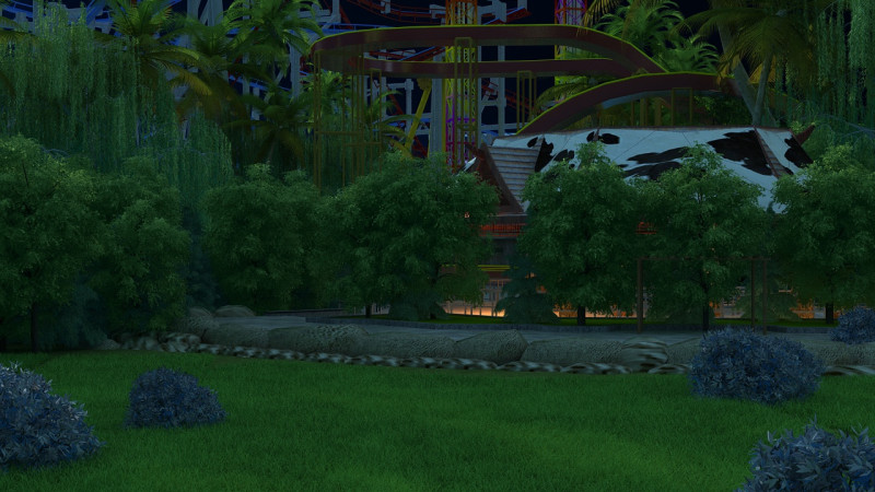 Amusement park 3D 모델 .c4d .max .obj .3ds .fbx .stl .blend 