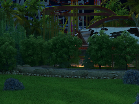 Amusement park Modelo 3D