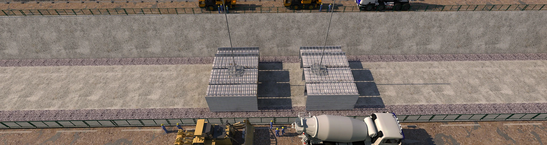 Construction site 3D Model .c4d .max .obj .3ds .fbx .stl .blend 