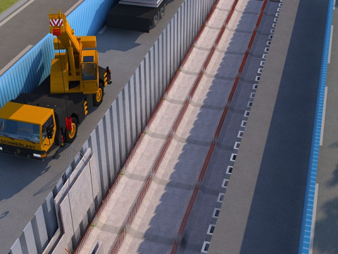 Construction site 3D Model
