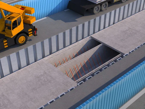 Construction site 3D Model