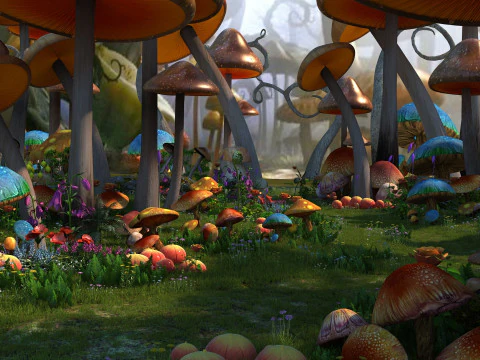 Cogumelos Sewant Modelo 3D